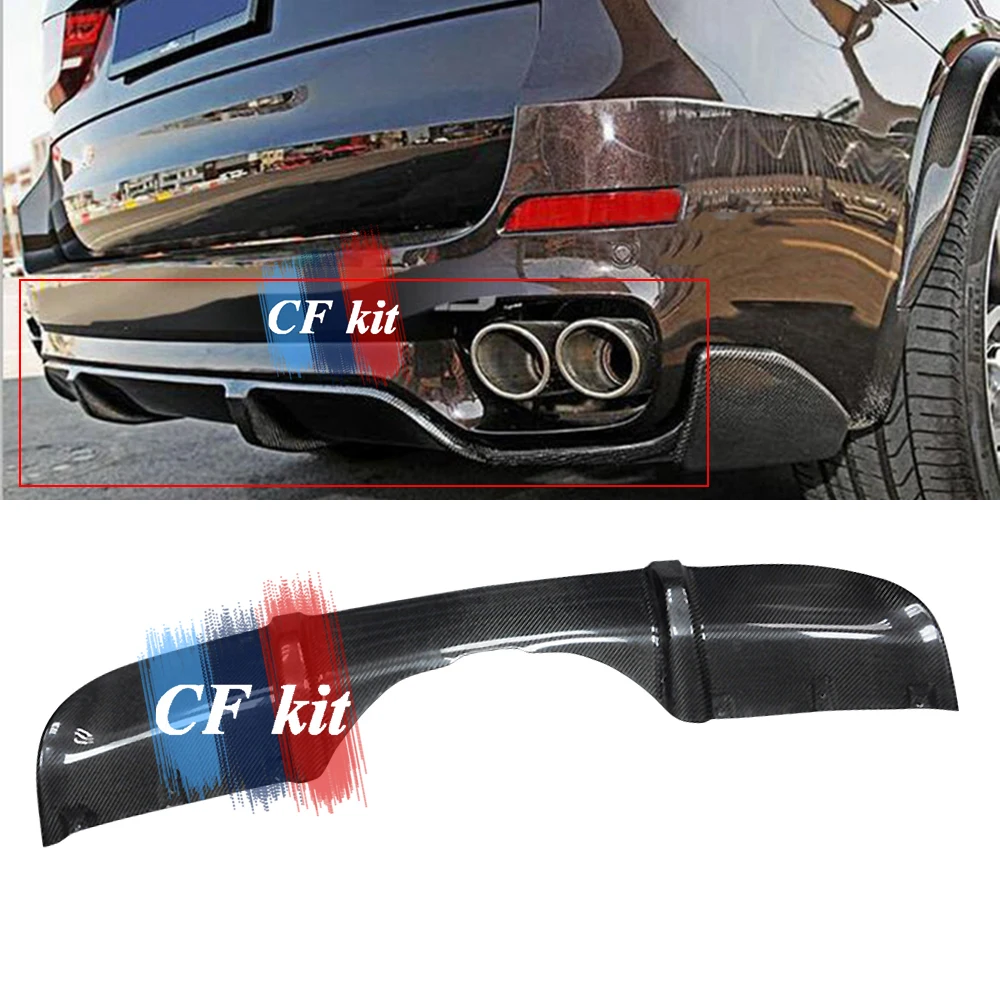 CF Kit диффузор заднего бампера из настоящего углеродного волокна с разветвителем