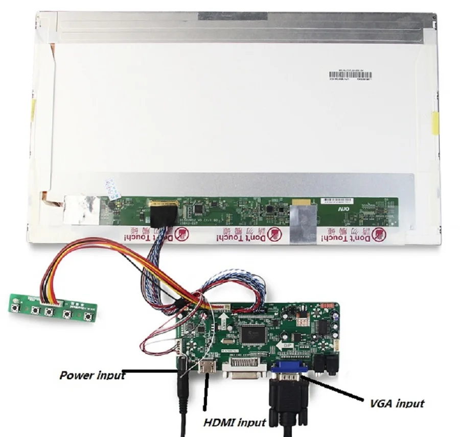 Комплект для платы контроллера LP156WHB VGA 1366X768 LVDS 40pin DVI Audio Panel Screen 15 6 &quotDIY 2019 Driver LCD