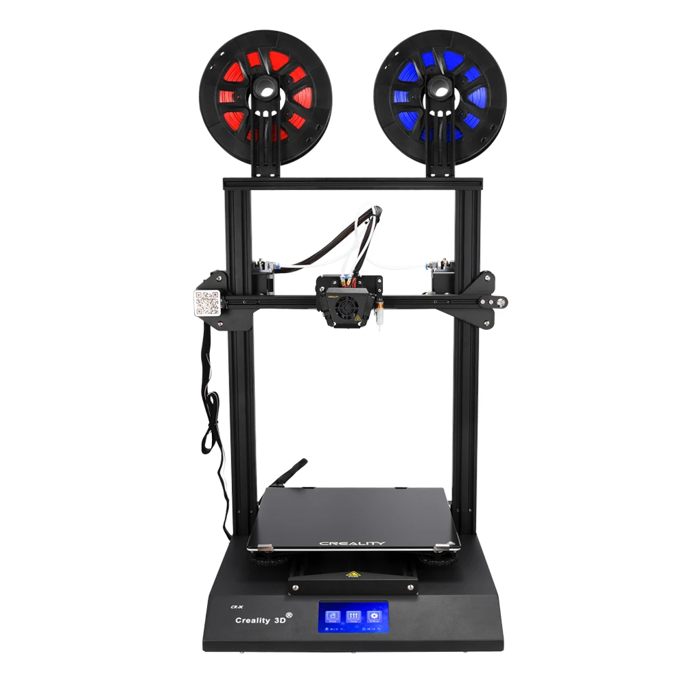 CREALITY 3D CR-X PRO 3D Printer 2-Color 3D Printer BL Touch Silent Mother Board Meanwell Power Supply 2kg PLA Filaments
