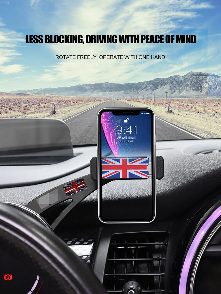 hot metal cell mobile phone holder fold bracket stand for mini cooper countryman f54 f55 f56 f57 f60 after 2021 lcd tachometer free global shipping