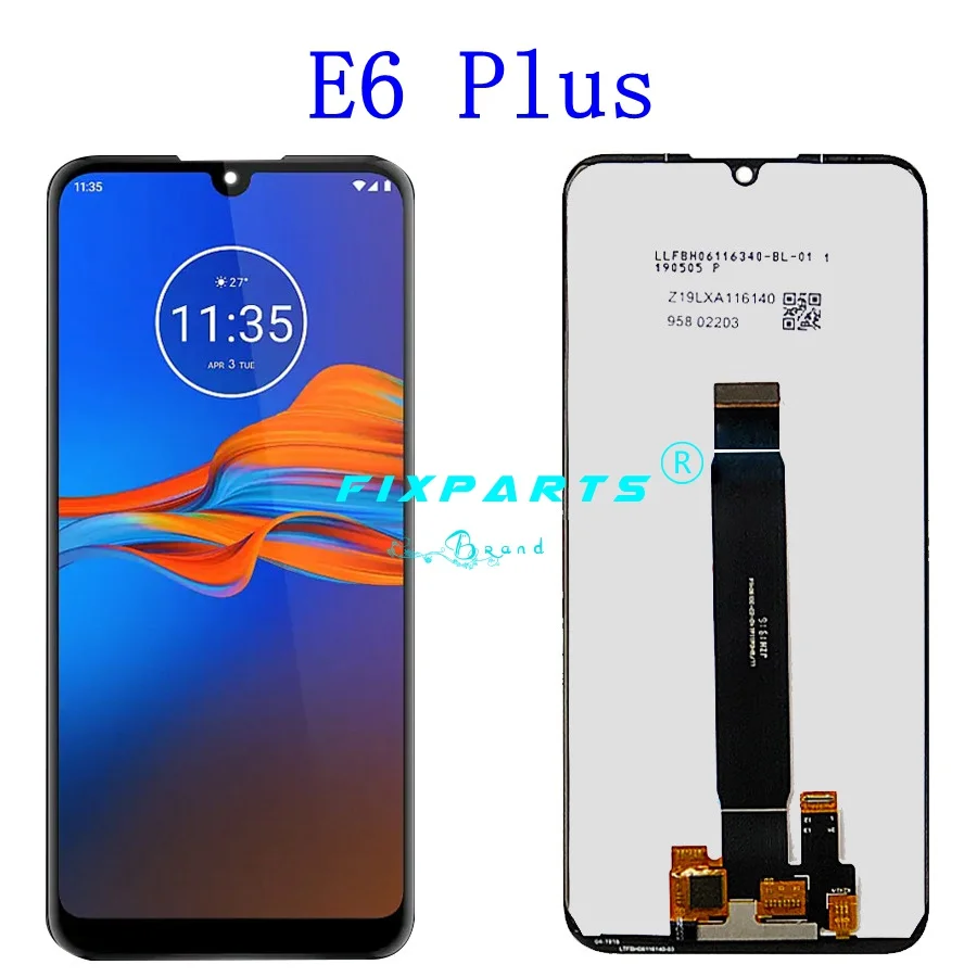Протестировано хорошо для Motorola Moto E6 Plus LCD Play дисплей сенсорный экран сенсор