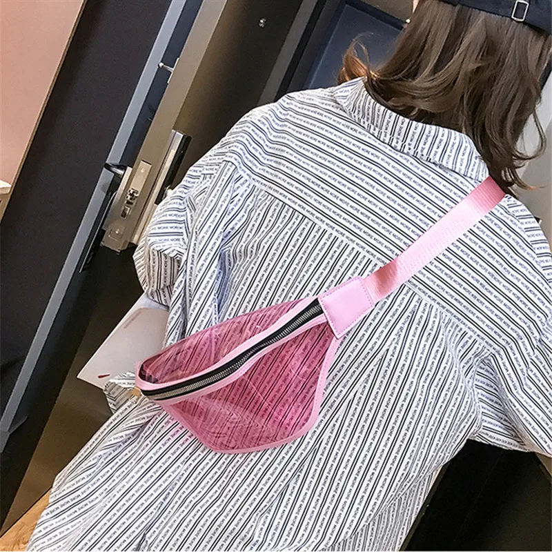 Attra-Yo Новая повседневная модная женская нагрудная сумка из ПВХ через плечо