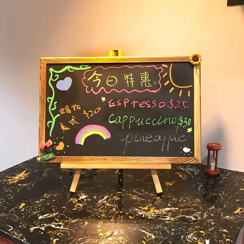 

Desktop Memo Message Blackboard Easel Chalkboard Bracket Sketchpad Kids Writing