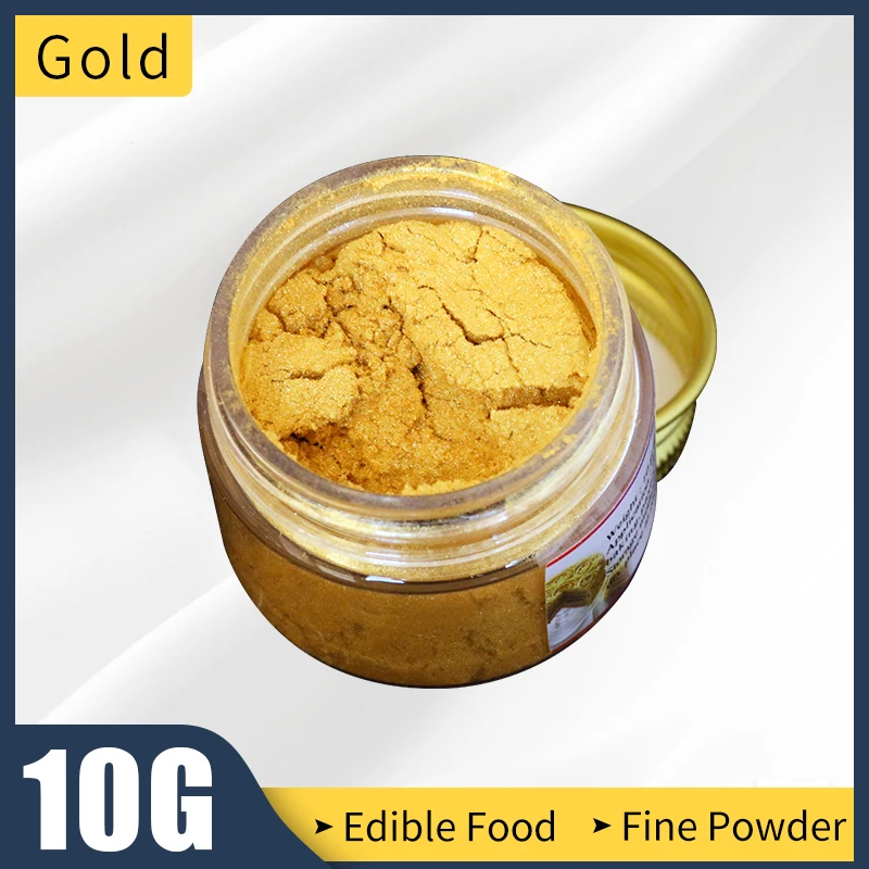 Пищевая пудра из золота пигментный пигмент для украшения торта хлеба шоколада