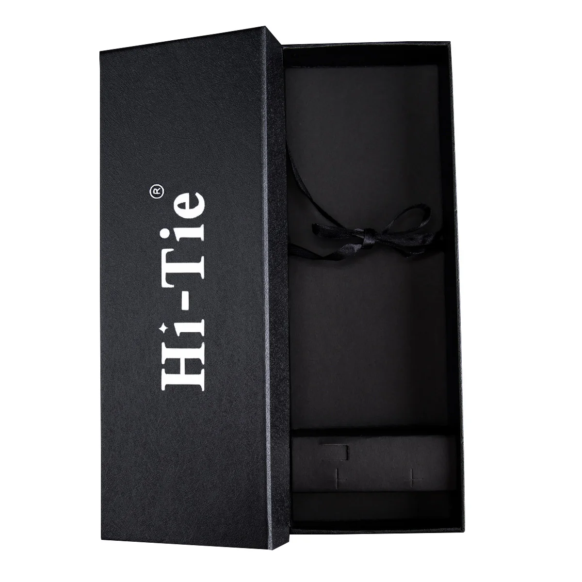 Черная Подарочная коробка Hi-Tie мужские галстуки Рождественский подарок на день