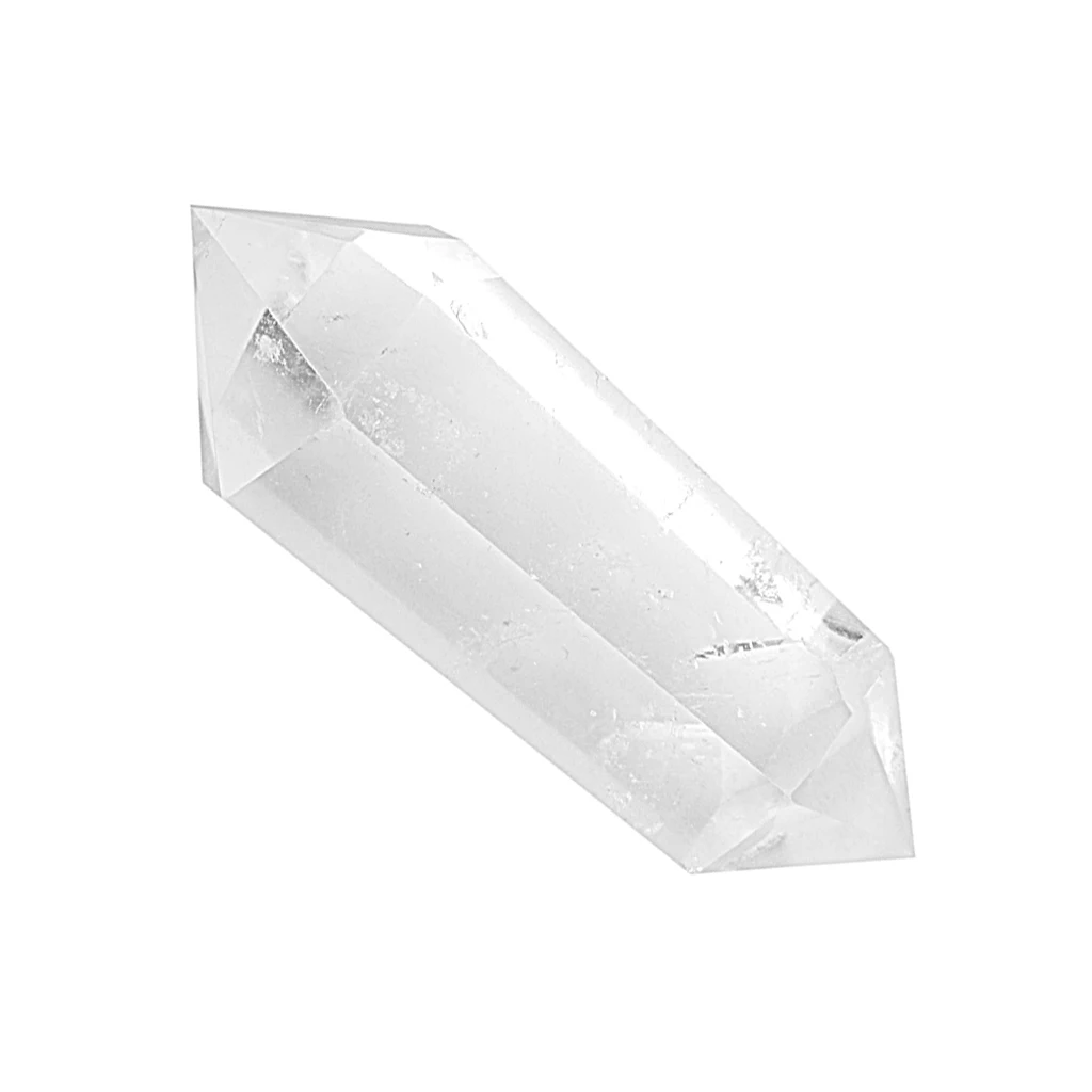 Натуральный прозрачный кварцевый кристалл двусторонний декор для друзей и семьи