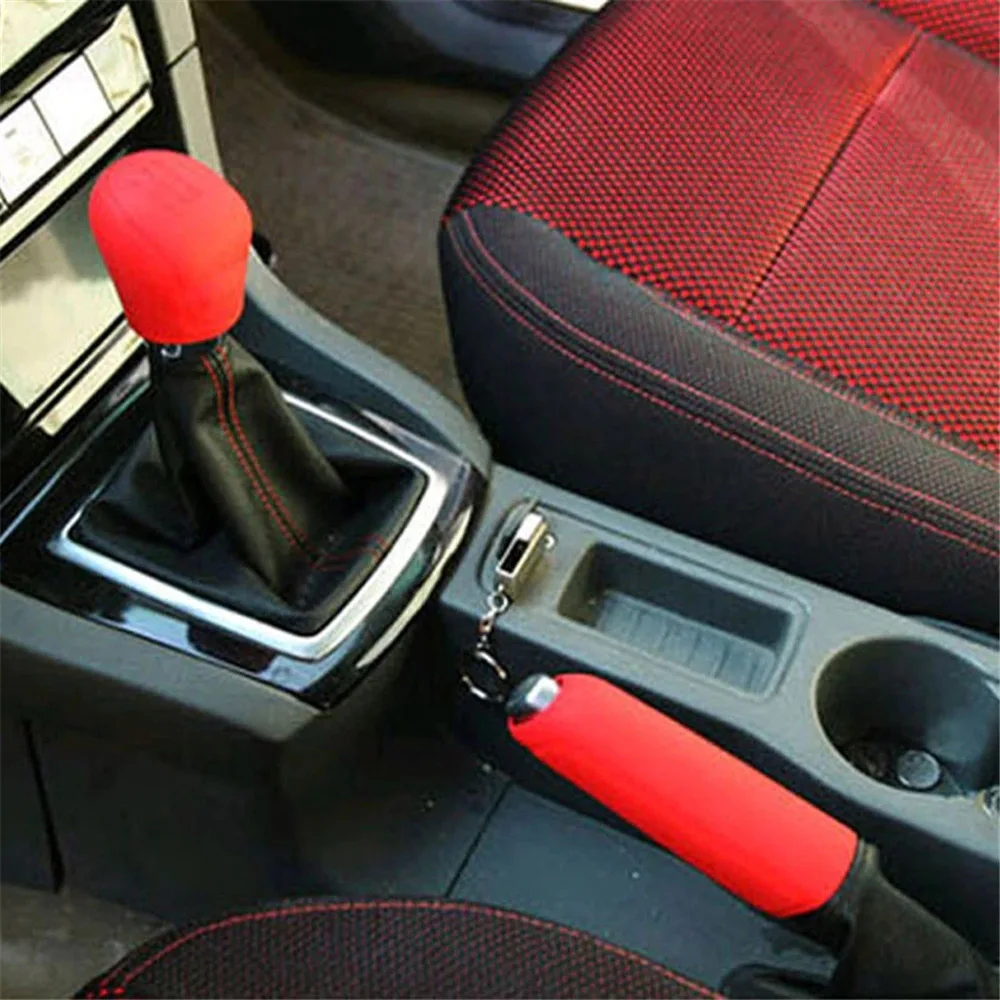 Автомобильный силиконовый набор ручных тормозов для автомобиля цвета перчатки