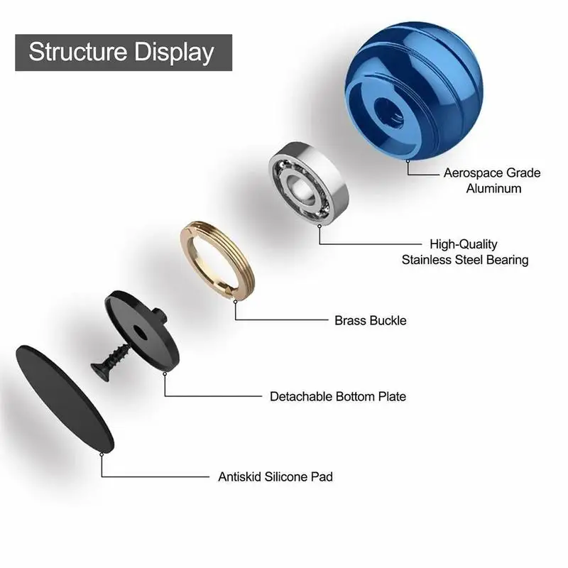 Настольная игрушка для снятия стресса алюминиевый сплав декомпрессия гипноз