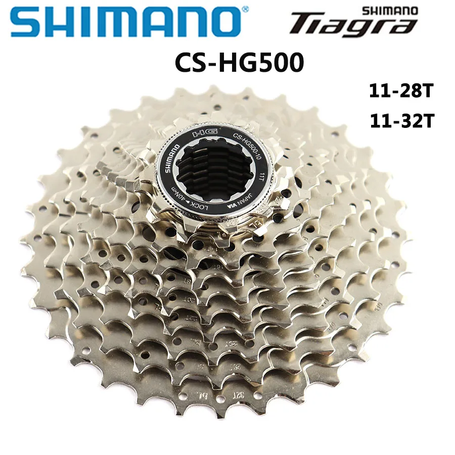 Shimano Tiagra CS-HG500 дорожный велосипед 10 скоростей кассета Звездочка надежная Кассета для 10-скоростных дорожных трансмиссии