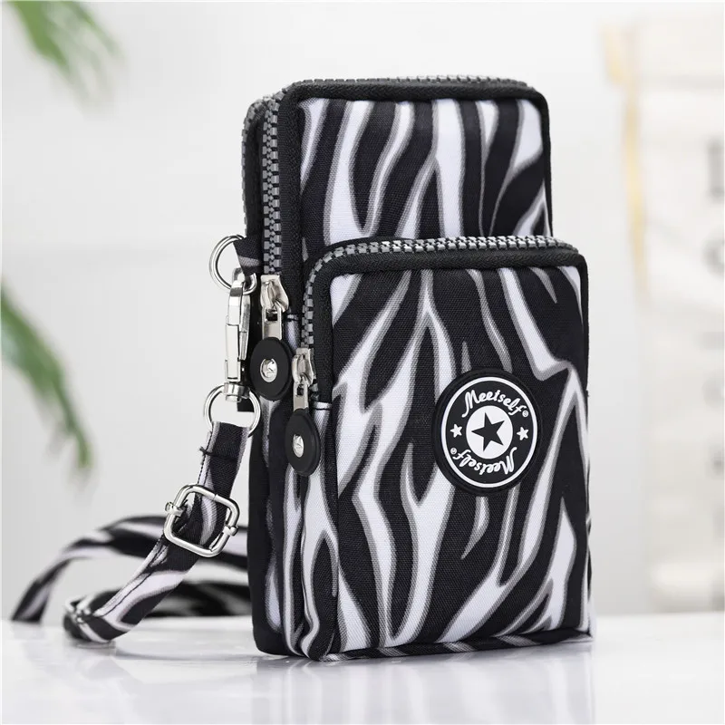 Zebra print Популярная Портативная сумка для Iphone XSMAX XR huawei P20P30Samsung S9S10 Plus на плечо - Цвет: Zebra print