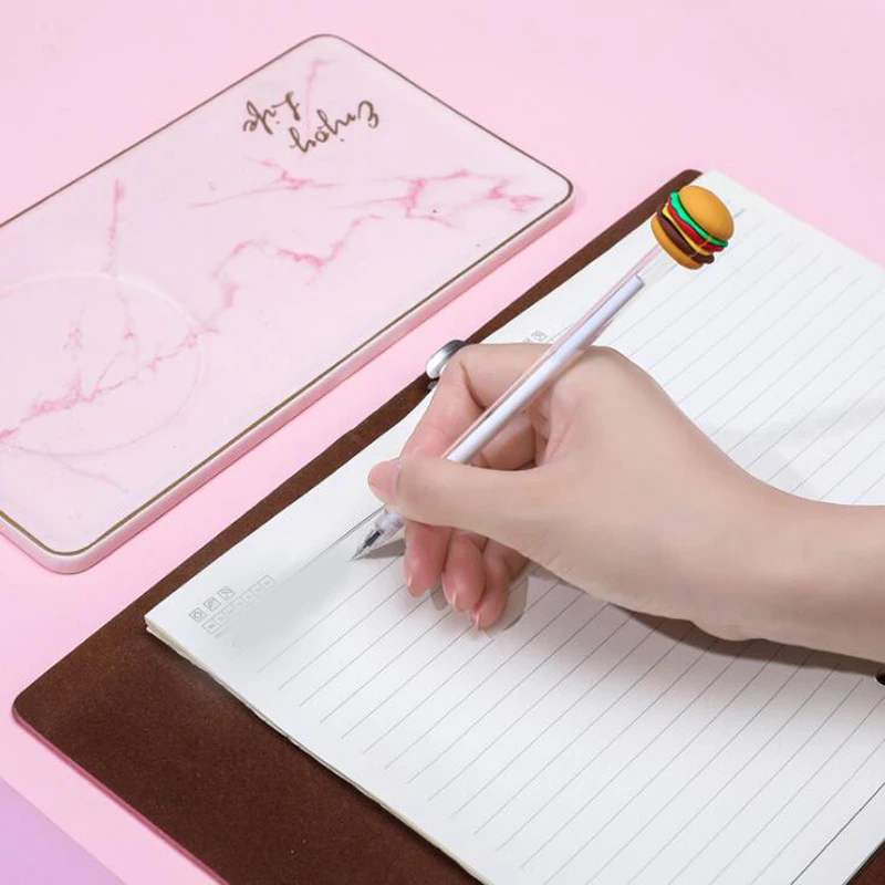 Мультфильм cola burger Западная пищевая игла гелевая ручка креативный фаст фуд черная