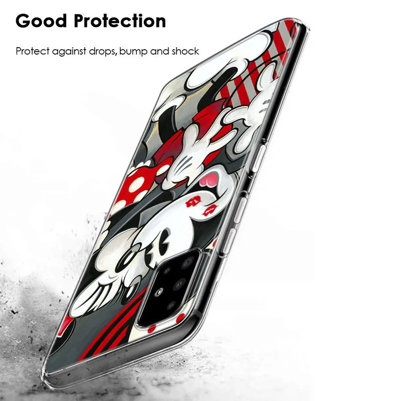 Silicone Cover Funny Mickey Minne For Samsung Galaxy S21 S20 FE Ultra S10 S10E Lite S9 S8 S7 Edge Plus Phone Case