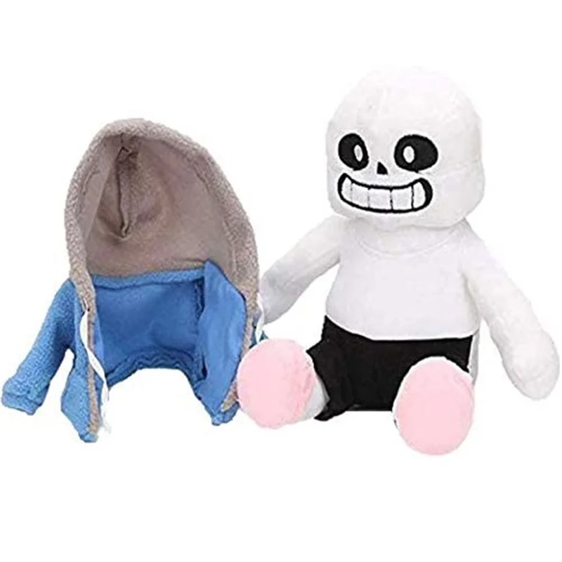 2pcs Set Undertale Plush Toys Sans Papyrus Plushies Figures Stuffed Animals Soft Game Characters Dolls Kids Birthday Xmas Gifts - купить по
