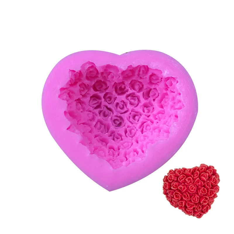 Форма для выпечки шоколадных роз инструмент из эпоксидной смолы мыло ручной
