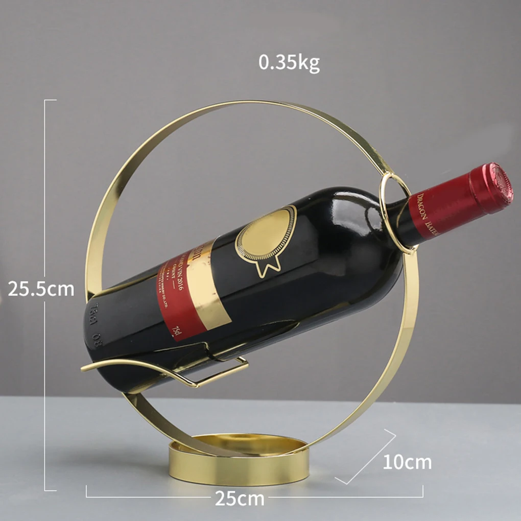 

Vintage Wine Bottle Rack Iron Stand For Red Wine Bottle Holder Home Decoration Whisky Storage Shelf Container For Bar