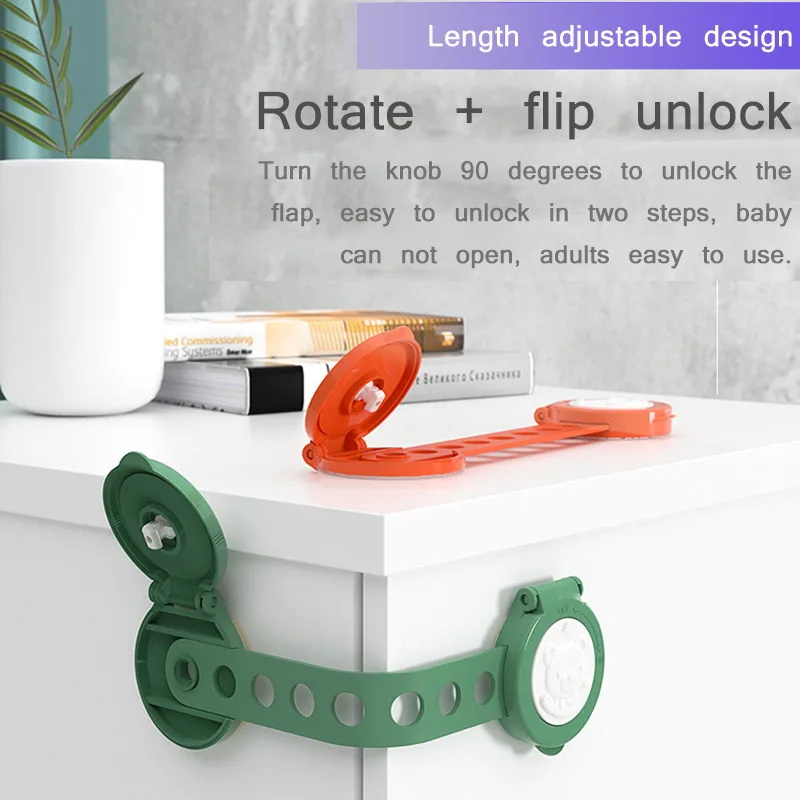 

Child Protection Baby Safety Plastic Child Lock Infant Security Door Stopper Castle Drawer Cabinet Toilet Safety Lock