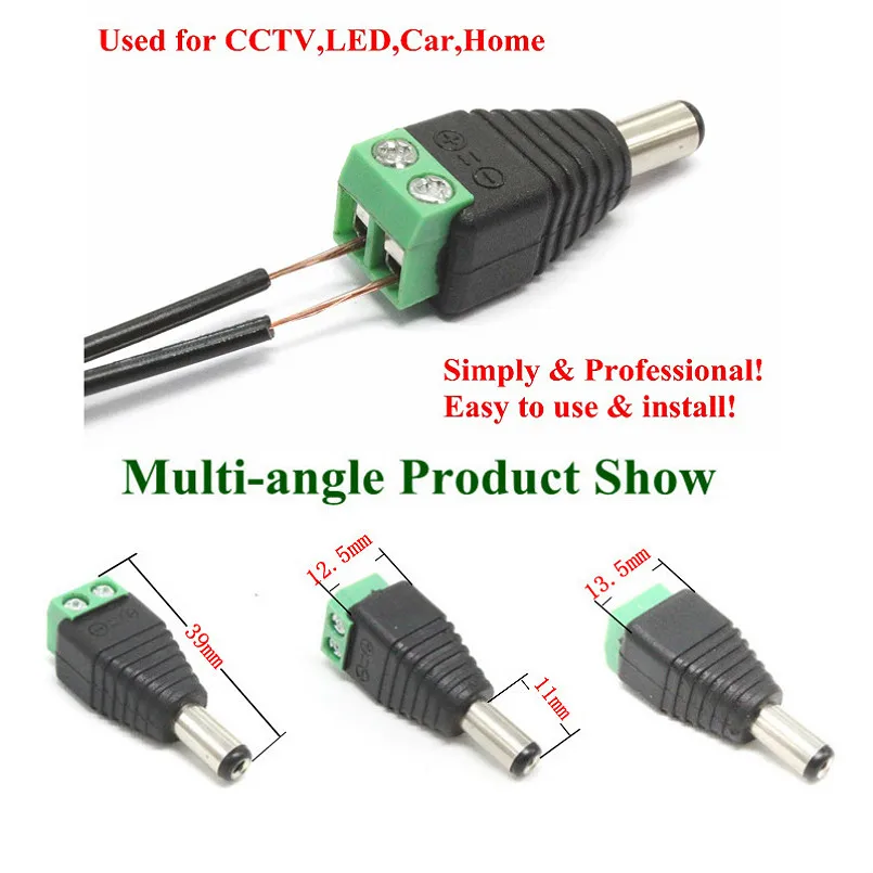 2/5/10 шт. разъем питания и Штекерный провод постоянного тока для камеры
