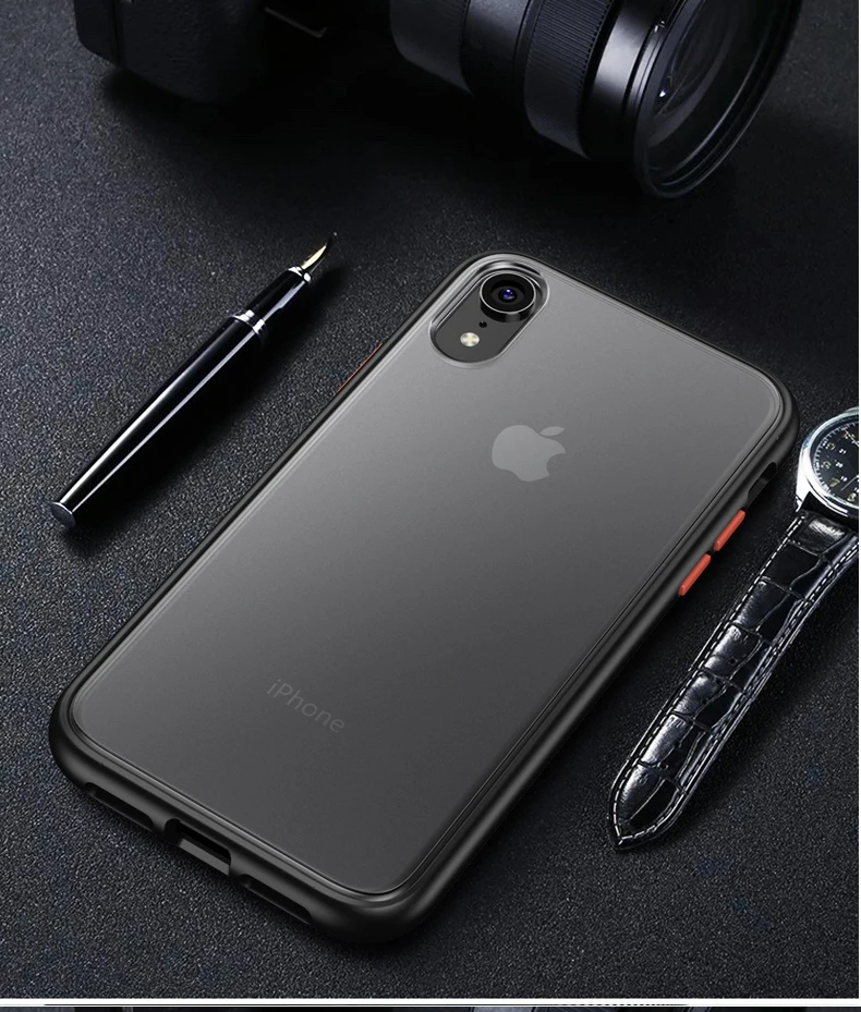 Для iPhone XS XR чехол Magic Shadow IPAKY XS MAX чехол с цветными кнопками TPU PC Гибридный противоударный чехол для iPhone 8 7 6 6s Plus чехол