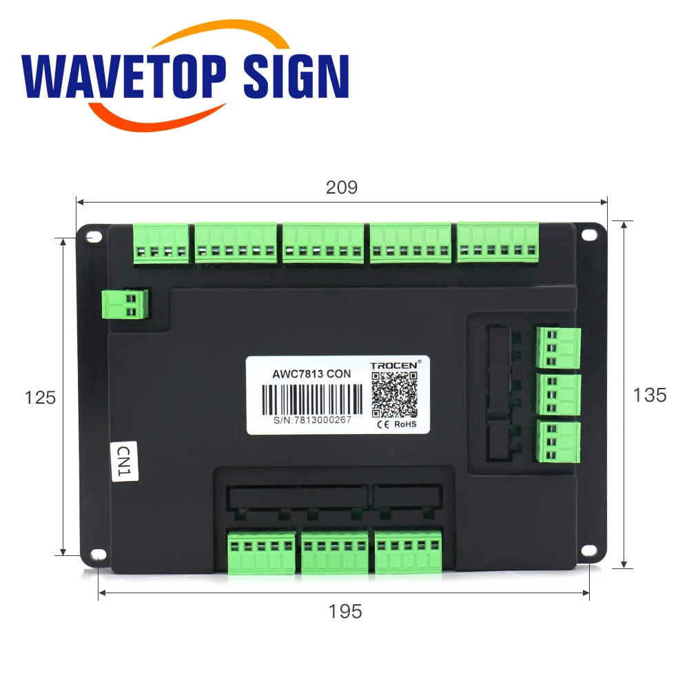 WaveTopSign аксессуар AWC7813 Co2 система лазерного контроллера для гравировальная и