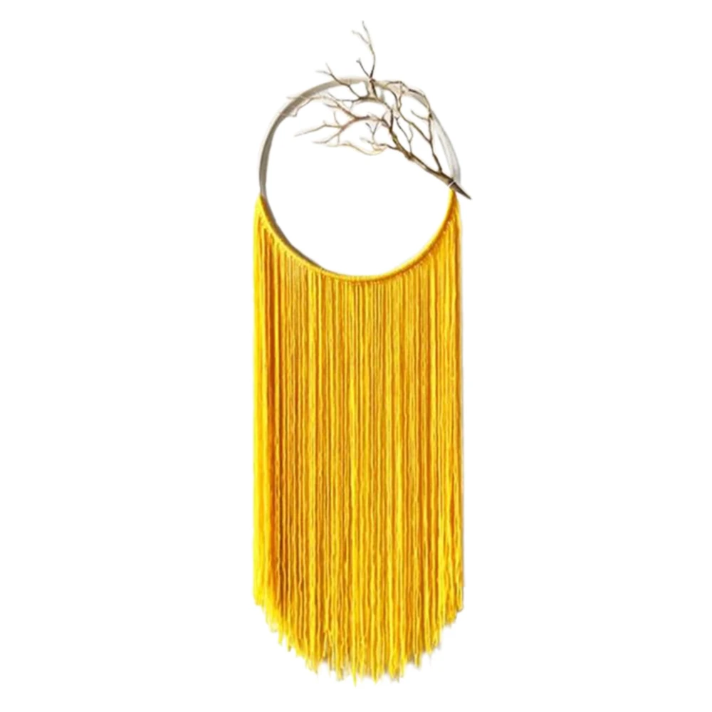 

Макраме гобелен в стиле бохо настенная подвеска эстетическое ручное плетение хлопковая кисточка украшение для дома в скандинавском стиле ...