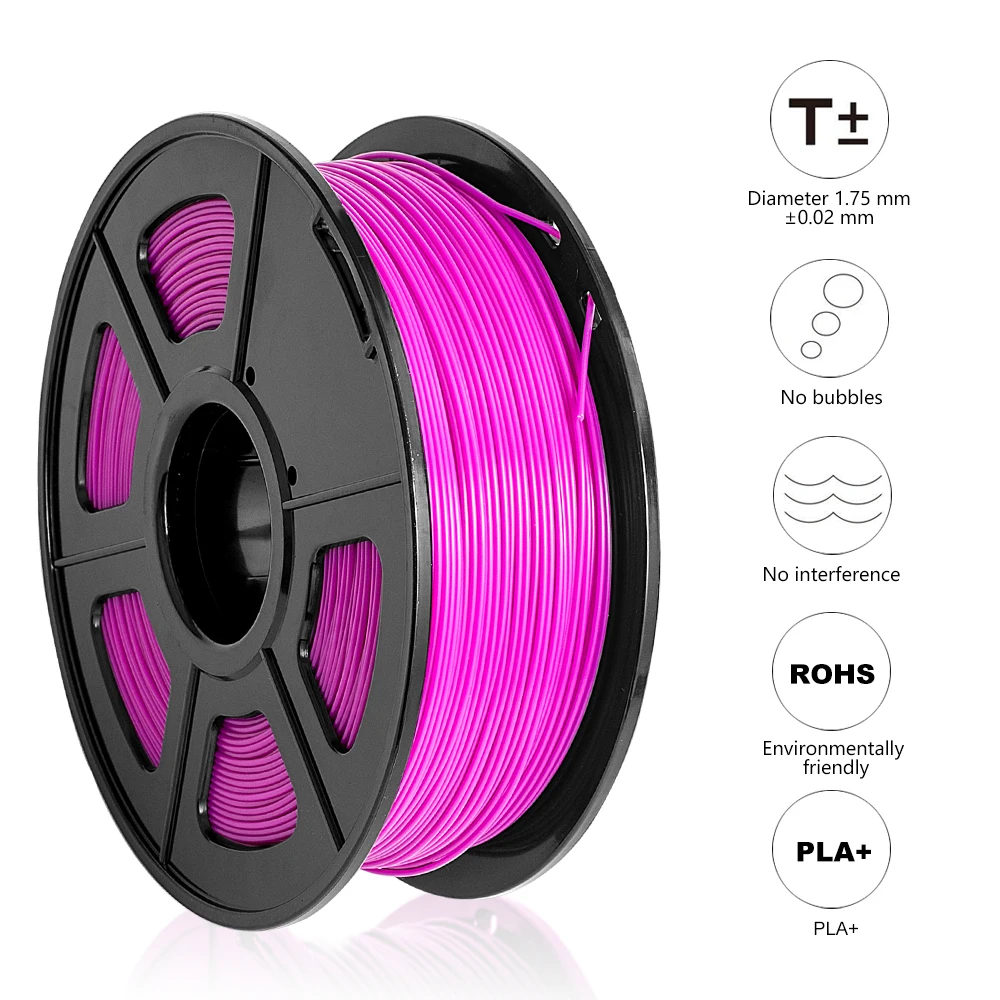 SUNLU 3d Принтер Нити PLA PLUS 1 кг 1,75 мм 1 кг/2.2lb катушка DIY Лучший подарок печать безвредным материалом