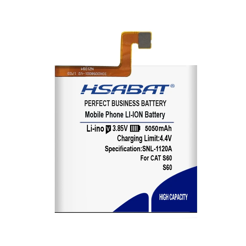HSABAT 5050 мАч APP-12F-F57571-CGX-111 для гусеницы CAT S60 Высокое качество батареи мобильного телефона с номером отслеживания+ Бесплатные инструменты