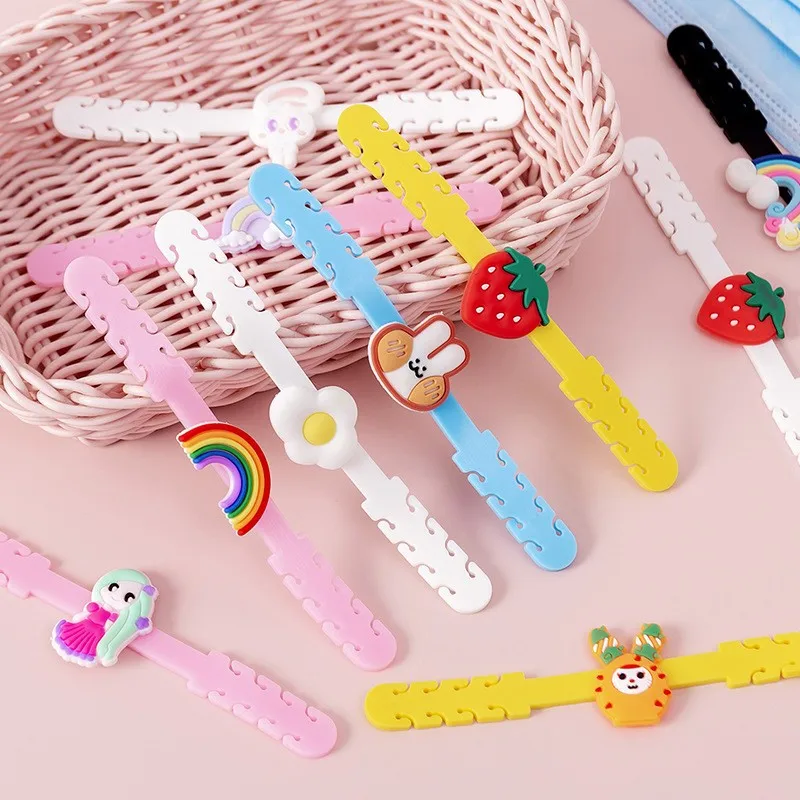 Silicone Mask Extender Strap Holder Extension Ear Hook Protector Children Adjustable Anti-Slip Face Masks Pain Relieved | Дом и сад