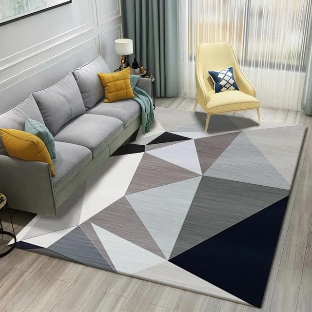 

New Bohemia Style Washable Carpet Rug For Living Room Modern Printing Geometric Floor Rug Carpet For Parlor Mat Bedroom Washroom