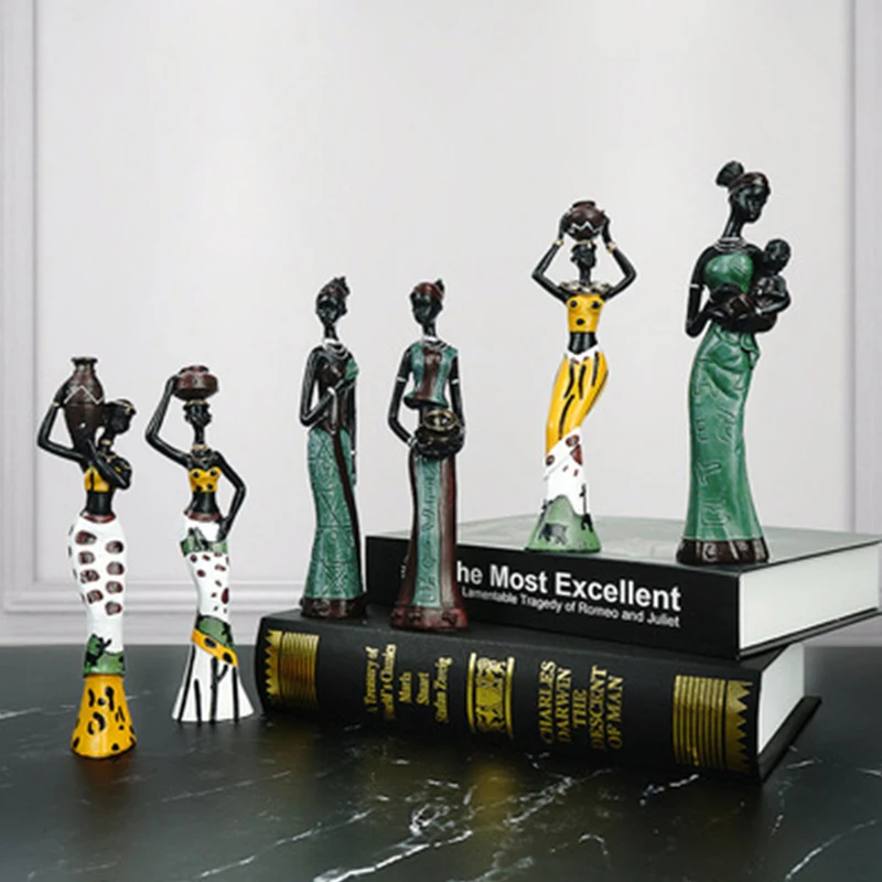 

Креативный подарок экзотические кукла из трех предметов Изделия из смолы Творческий дом украшения Высокое качество быстросохнущие неболь...