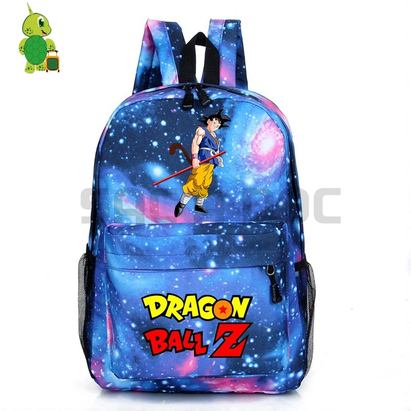 6 Mochila Dragon Ball Z рюкзак Goku Super Saiyan для мальчиков и девочек рюкзак для подростков школьные сумки галактика Звездная ночь дорожная сумка - Цвет: 6