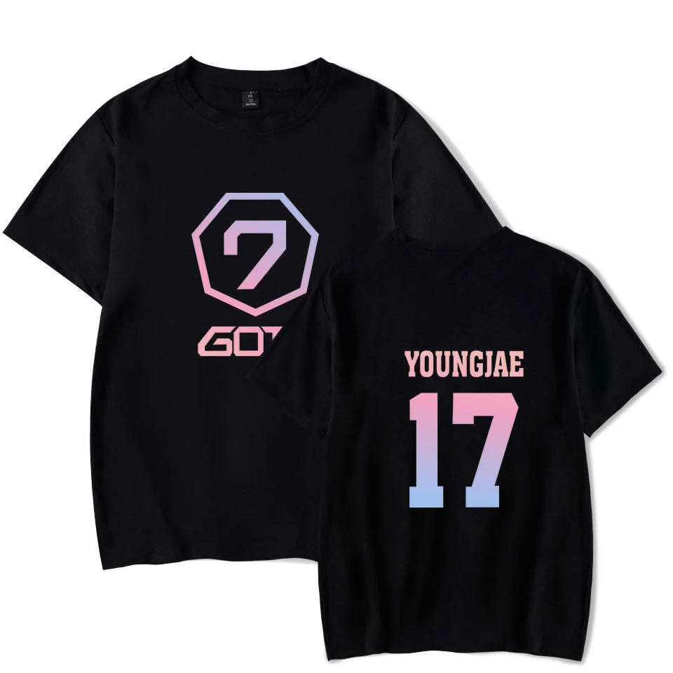 

Kpop GOT7 YoungJae Custom Printed O-Neck T-shirts Men/Women Short Sleeve Summer Tshirts Harajuku Casual Streetwear Clothes