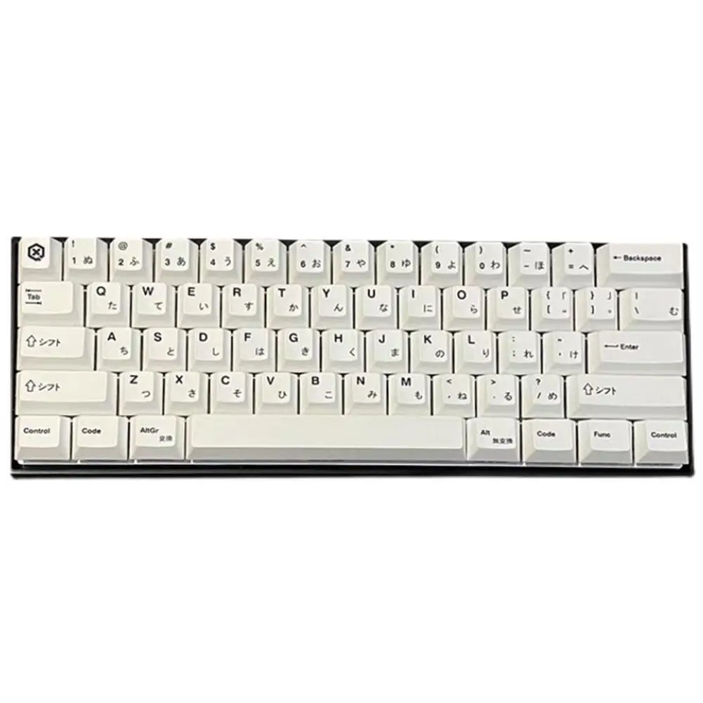 

137 Keys Keycaps Profile DYE-Sub White Theme Minimalist Style Suitable For Mechanical Keyboard Keycaps