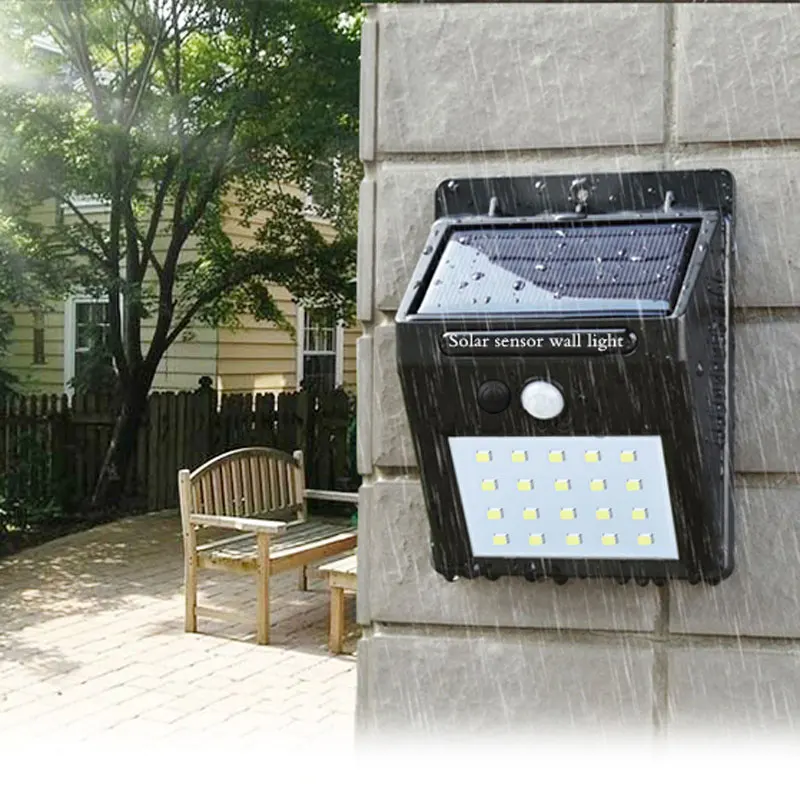 

LED taschenlampe outdoor sensor wand wasserdichte solar garten strae licht sensor automatisch lampe ffentliche strae Nacht