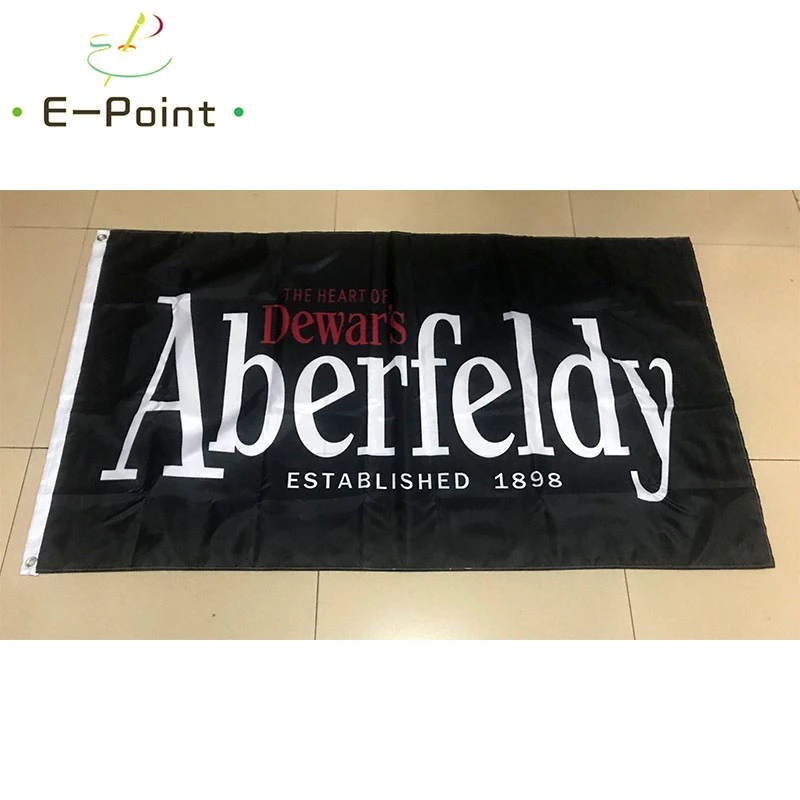 Флаг шотландского виски Aberfeldy размер 3 фута * 5 футов (90*150 см) рождественские
