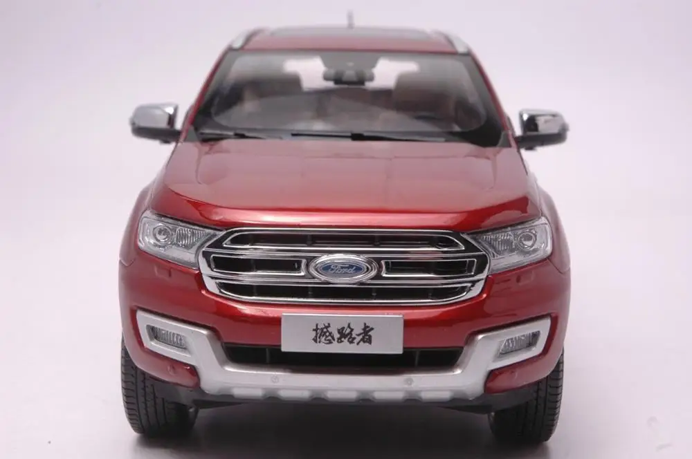 1:18 литая модель для Ford Everest Красного внедорожника игрушечный автомобиль из