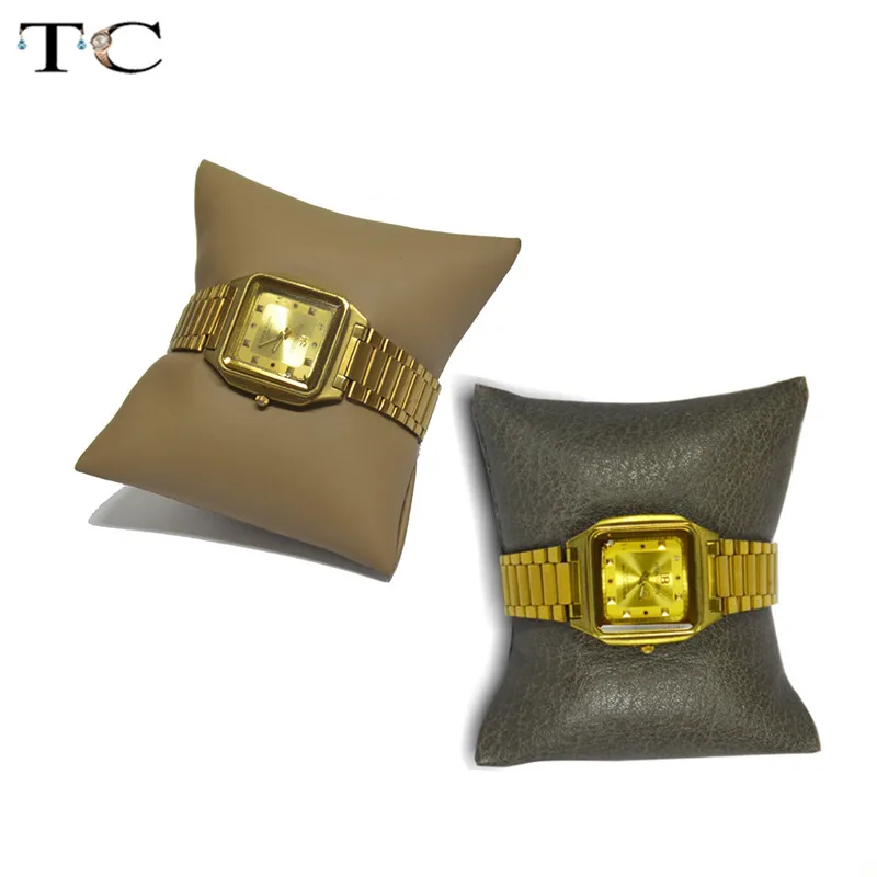 Кожаная Подушечка для демонстрации браслета шкатулка украшений подушечка часов