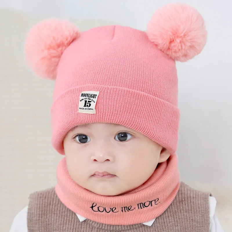 Children cap autumn and winter baby hat wool caps warm child hats