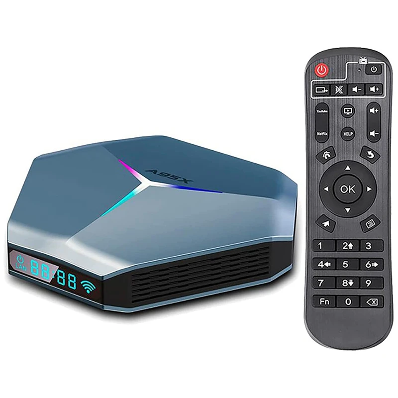 

Android TV Box 4K Android 10.0 TV Box RAM 4GB ROM 32GB Support 2.4G/5.0G Dual WiFi AV1 Decoding Android Box