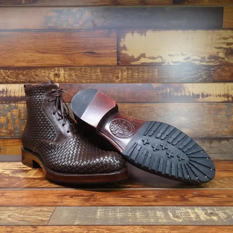 Sipriks/мужские сапоги с рантом Goodyear Импортные итальянские из телячьей кожи