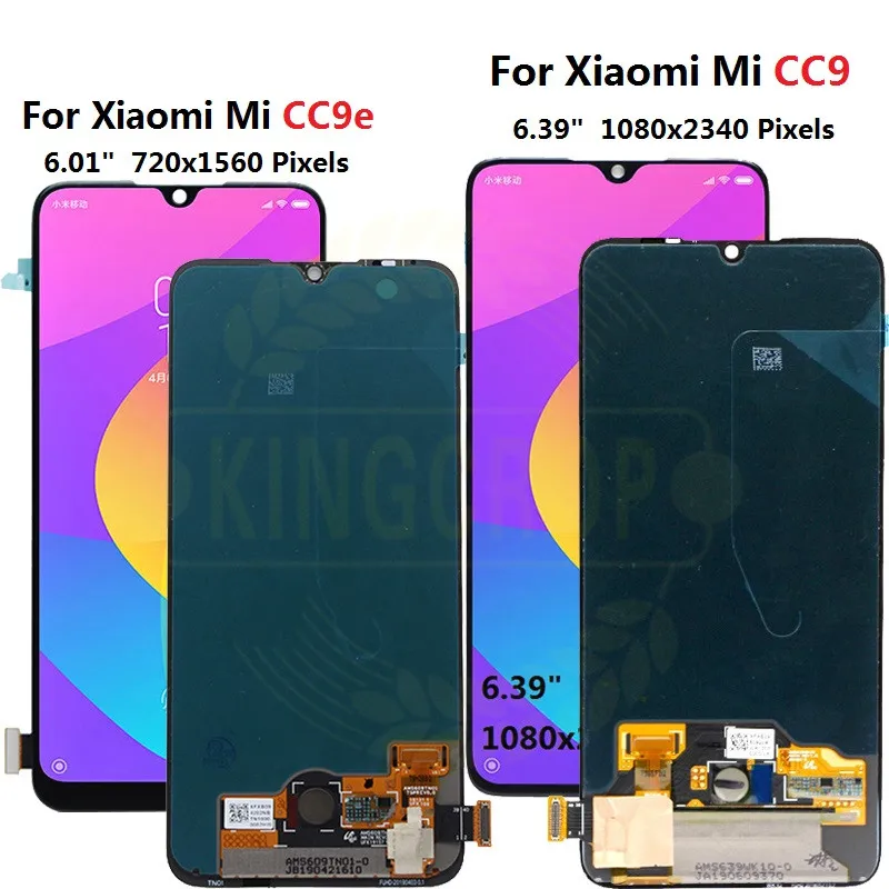 Для Xiaomi mi A3 lcd mi CC9 дисплей кодирующий преобразователь сенсорного экрана в сборе запасные части 6,0" для Xiao mi CC9e lcd