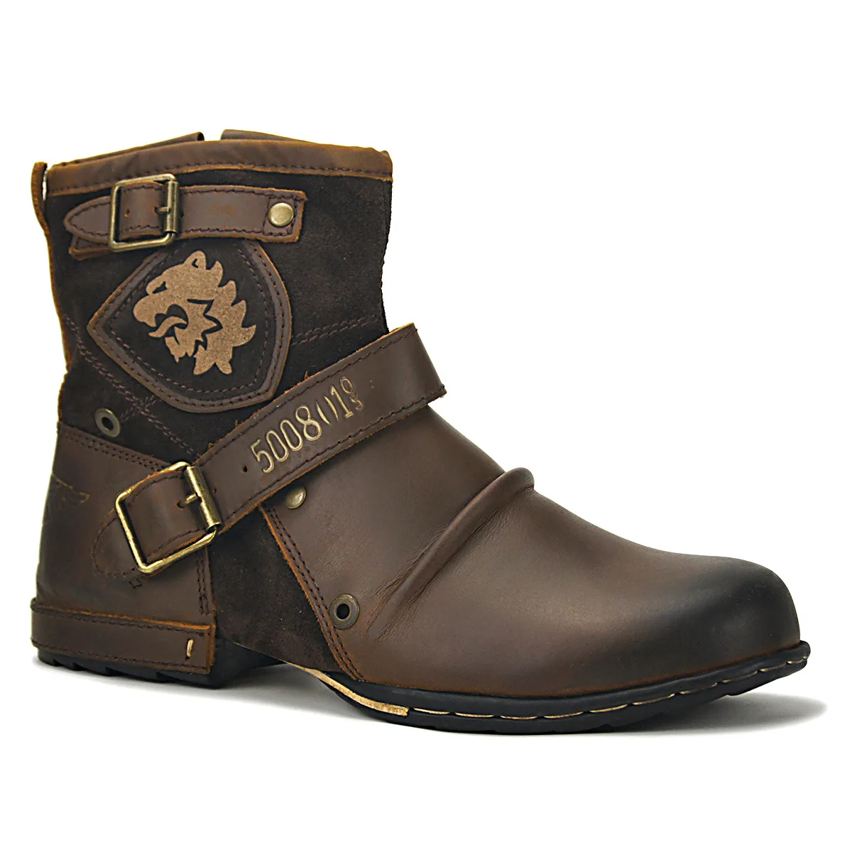 

Autumn/Winter Genuine Cow Leather Shoes Boots High Top Ankle Boots Leather Shoes Men With Fur Warm Shoes Moto J3