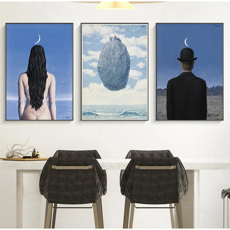 Художественный постер YUMEART Magritte сурреалистичное классическое произведение