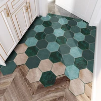 creativity carpet come in hexagon pvc tailoring doormat diy home wire rings foot restaurant pad hotel shoe sole dirt removal pad