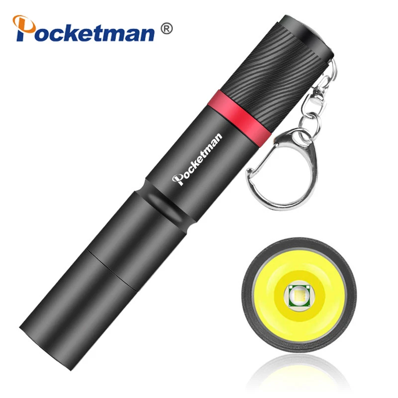 

Pocketman XPE Handheld Pen Flashlight Pocket Torch Camping Fishing Super Mini LED Pen Clip Check Light 1 AAA Battery Free Ship