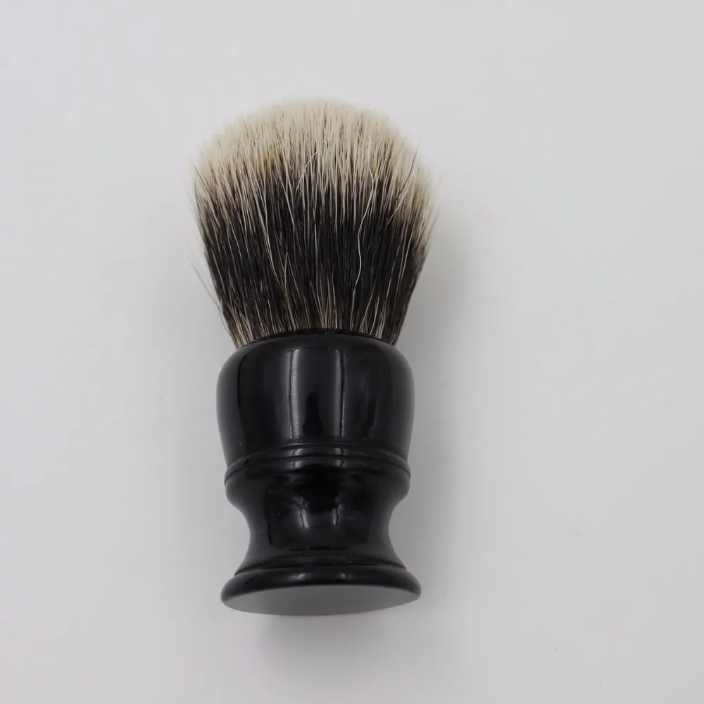 VIGSHAVING черный каучуковая рукоятка лучший Барсучий ворс щетка для бритья|shaving