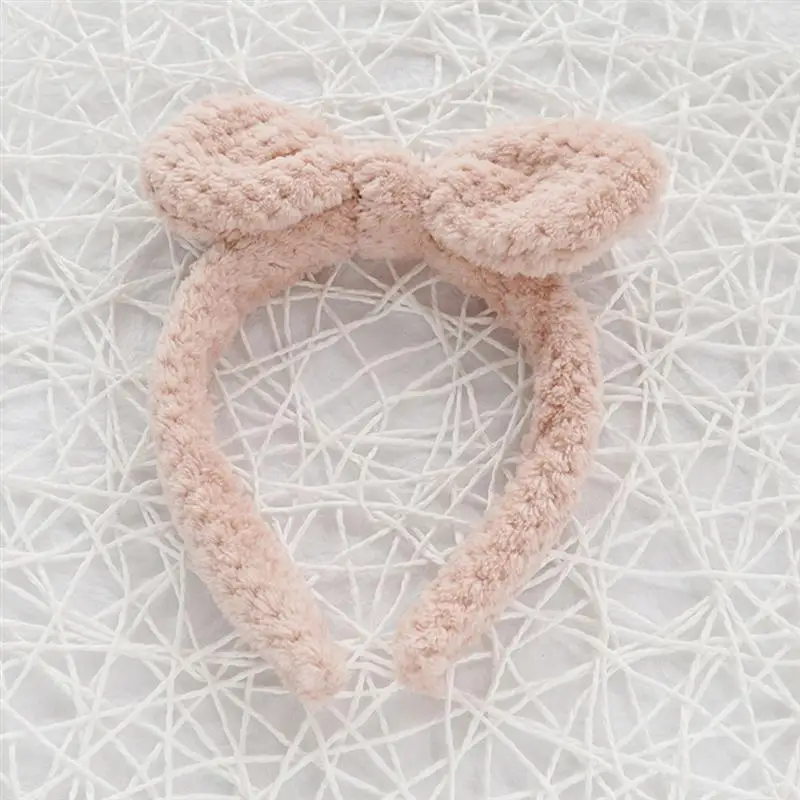 

4Pcs Lovely Ear Hair Hoop Girls Headdress Face Washing Make-up Accessory