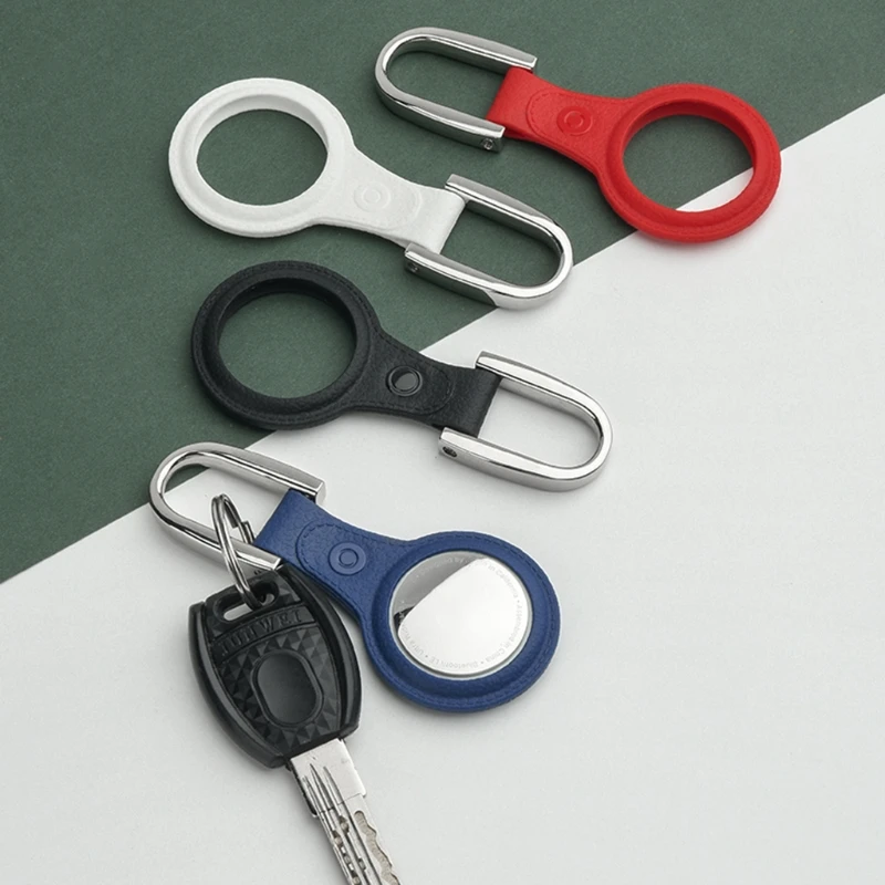

Applicable Airtag Tracker Protective Cover U-shaped Keychain Positioning Anti-lost Device Soft Rubber Protection Case