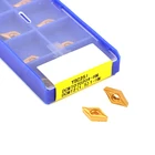 10 шт. DCMT070204-HM YBC251 YBC252, внутреннее отверстие, токарная вставка, карбидный сплав, токарный станок с ЧПУ, режущее лезвие для станка