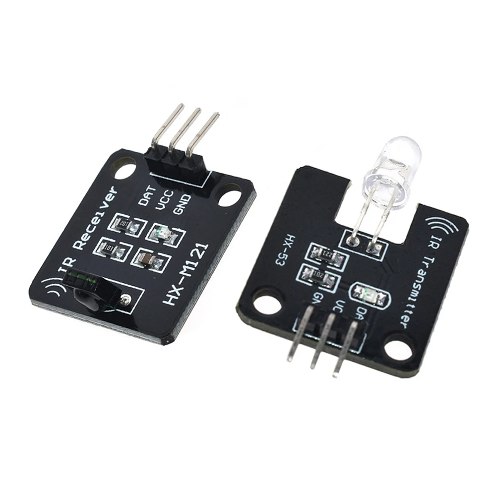 

1set/lot 38KHz IR Infrared Transmitter Module IR Digital Infrared Receiver Sensor Module For Arduino Electronic Building Block