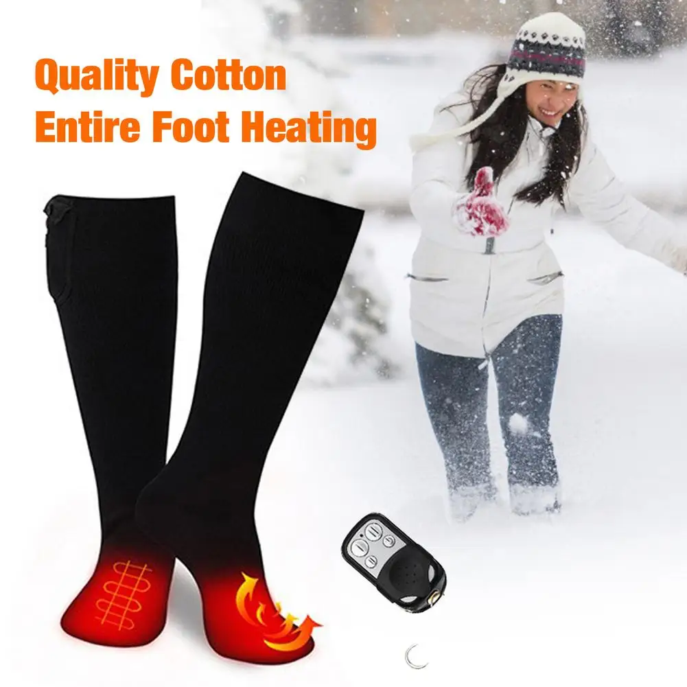 

New Winter Heated Socks 7.4V 2600mAh Men's Women's Thermal Heating Foot Warmer Electric Socks Warm Socks Cycling Ski Thermosocks
